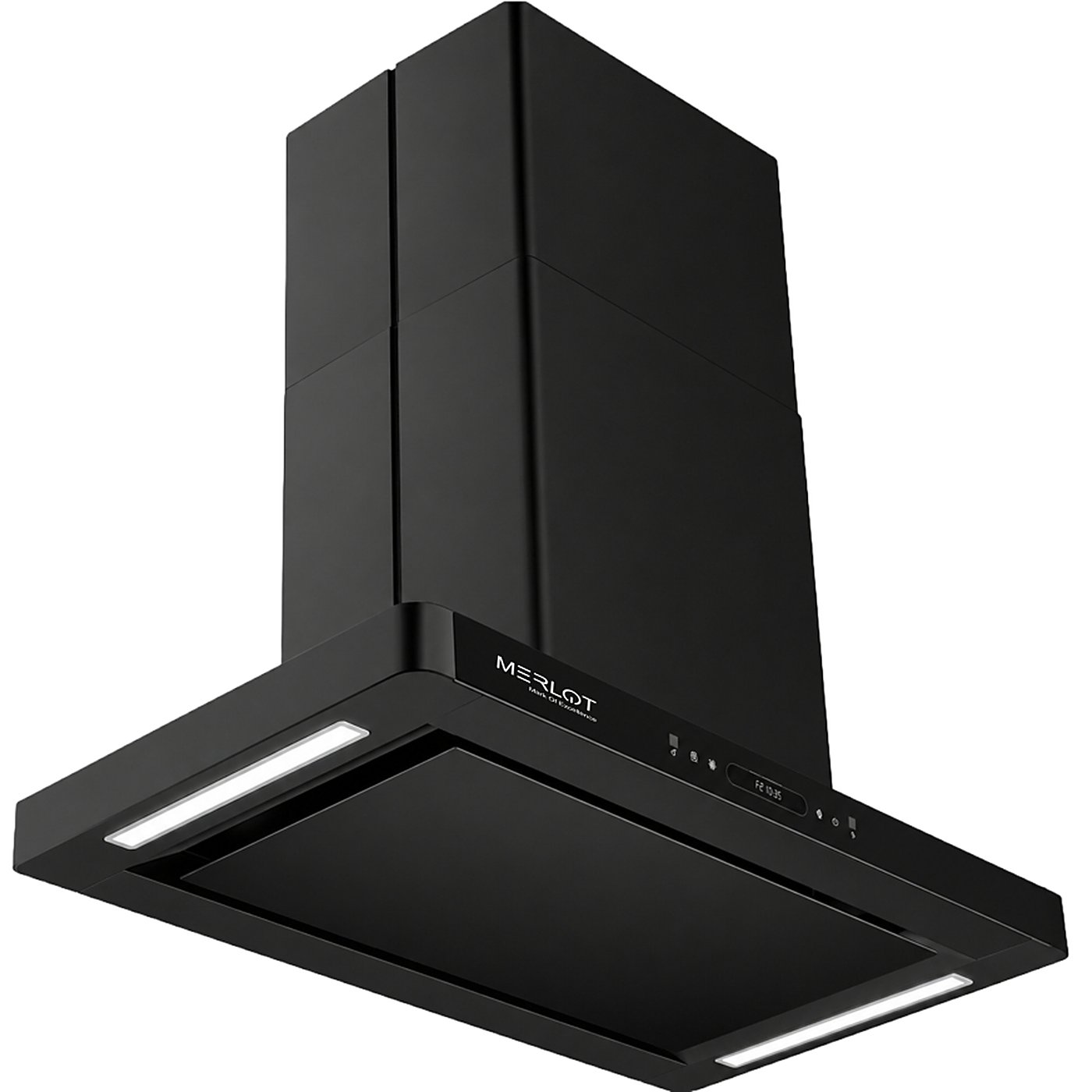 Merlot Isle 90 MS BLDC ceiling-mounted island chimney